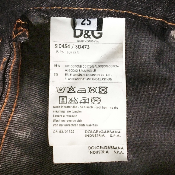 DOLCE & GABBANA Dark Denim Pencil Skirt - Picture 11 of 15